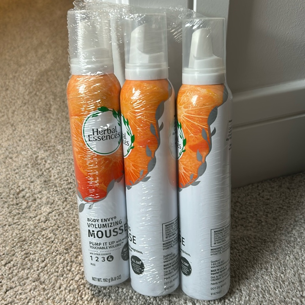Herbal Essences Body Envy Volumizing Mousse (pack of 3) - Discontinued formula
